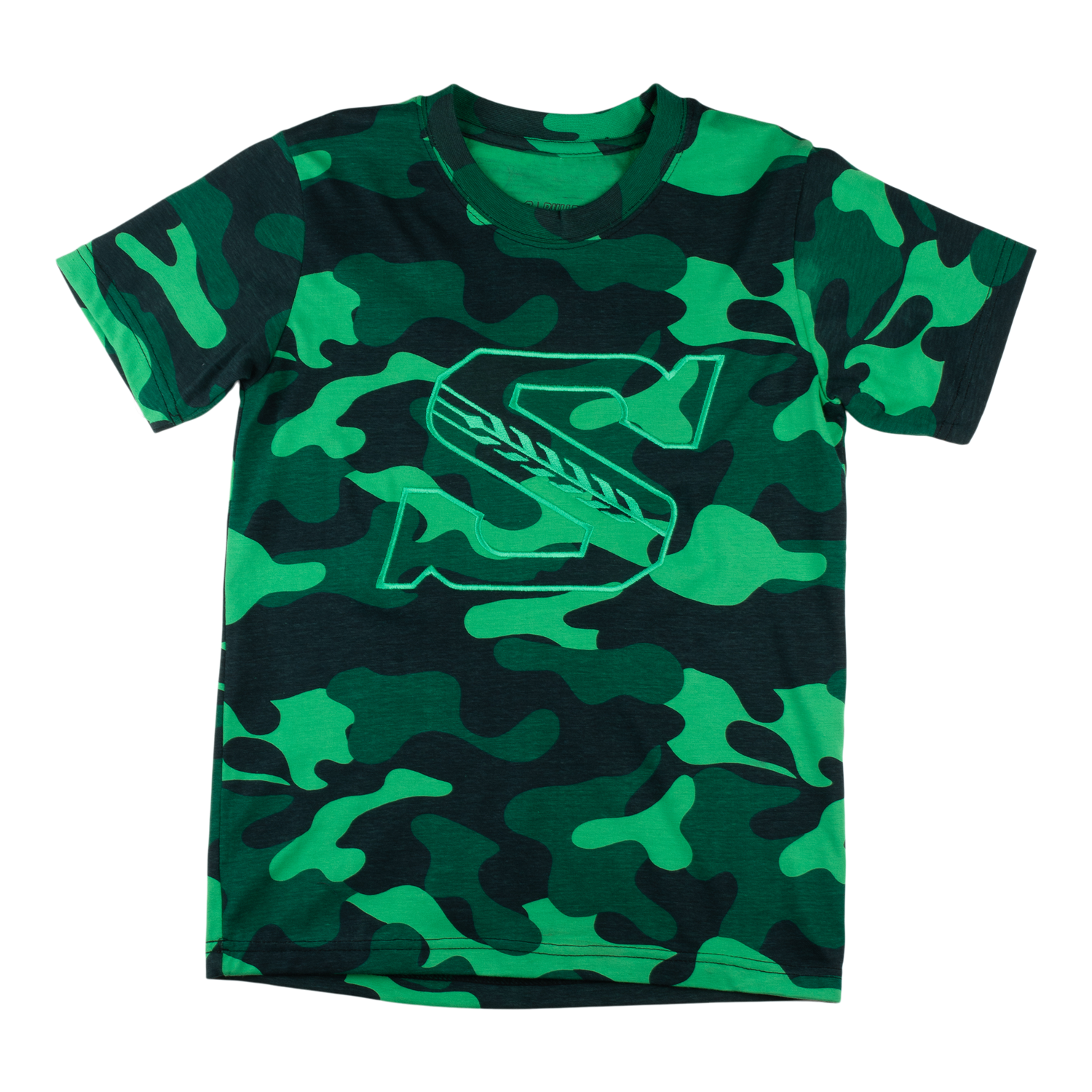 Youth Obsidian Play Action Camo Tee