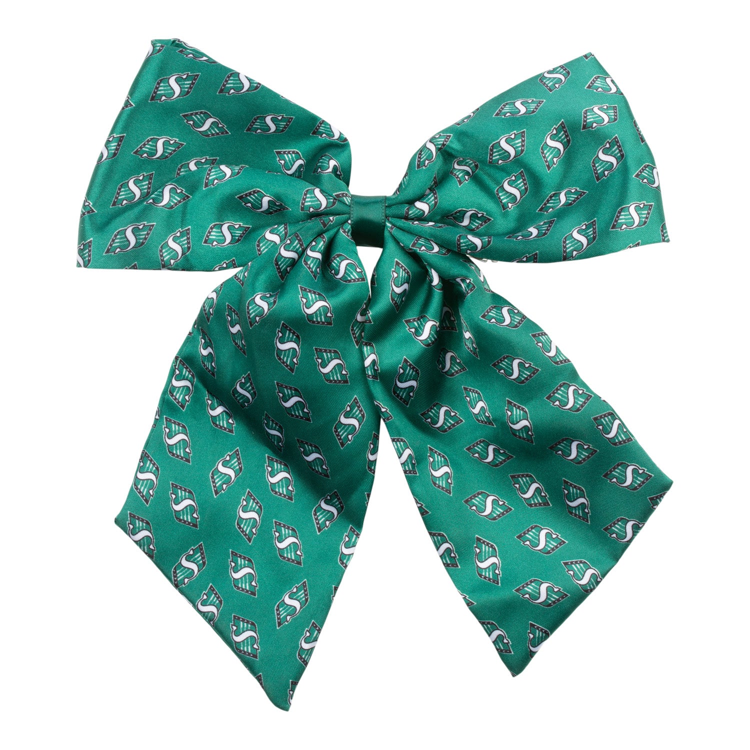 Crinkle Satin Bow