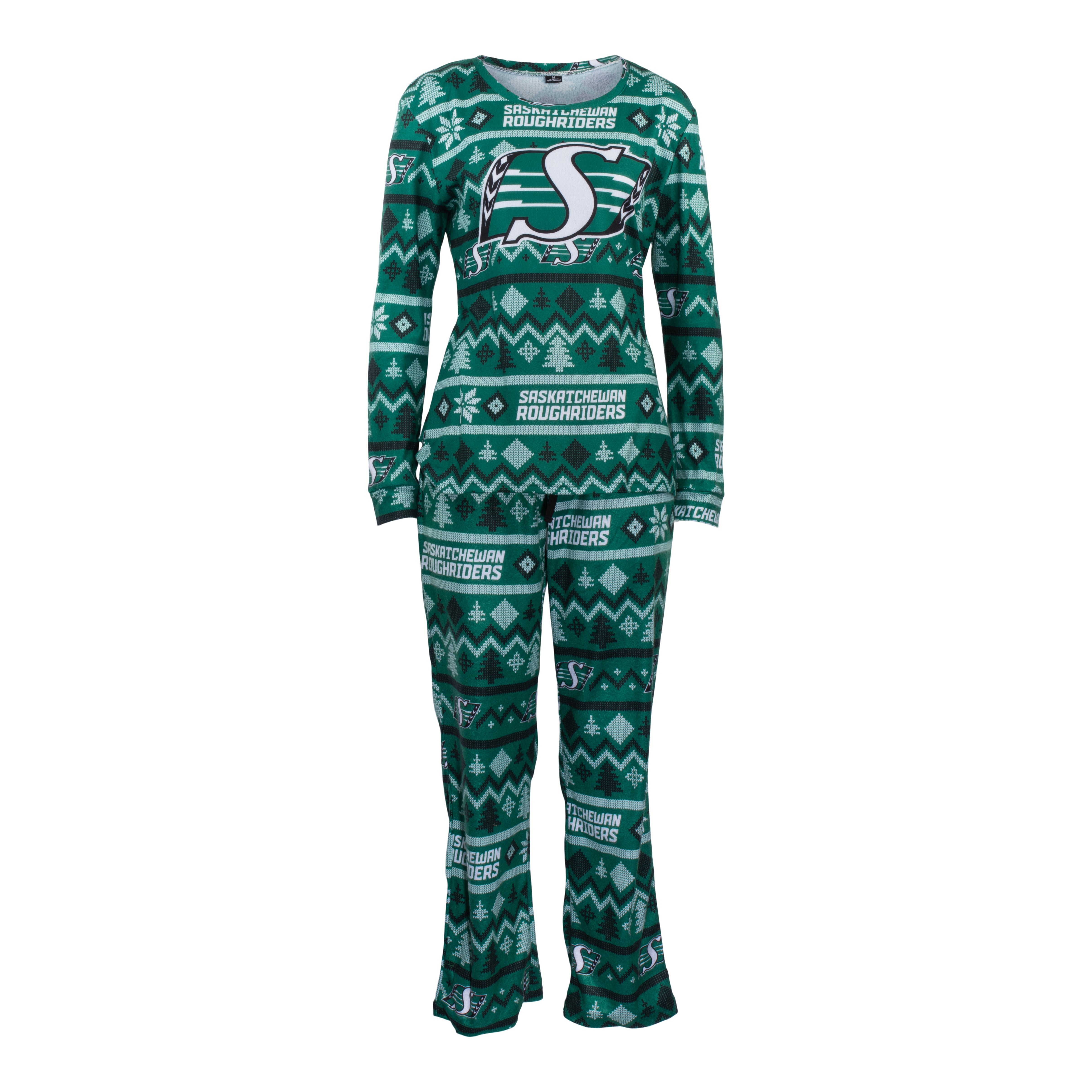 Ladies Big Logo Printed Pajamas